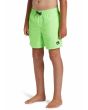 Niño con bañador Quiksilver Everyday Solid Volley 14'' Verde Lima lateral