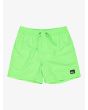 Boardshort Quiksilver Everyday Solid Volley 14'' Green Gecko para niño 8-16 años