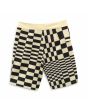Bañador Surfero Vans Skewed Checkerboard Amarillo para niño de 8 a 14 años posterior