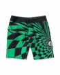 Boardshort Volcom Spiral Stn Mod 20'' Mint para hombre
