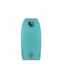 Tabla de Bodyboard Empire Botha PP+ Gunmetal Grey/Turquoise Slick turquesa con cola creciente y cantos 55/45