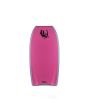 Tabla de bodyboard Bodyboard Empire x Flow PP Tangerine/AG Pink slick rosa con cola creciente y cantos 55/45