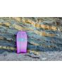 Bodyboard Paulinho Costa Fish Tail con deck rosa - fondo de acantilado y arena