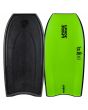 Tabla de Bodyboard Pride Realest PP Radial Flex Varial SDC+ Negro-Verde Flúor