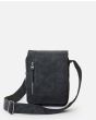 Bolso bandolera Rip Curl Leazard Pouch negro para hombre