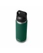 Botella Termo Yeti Rambler 26oz con tapón antifugas Chug color Verde Black Forest Green asa TripleHaul