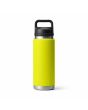 Botella Termo Yeti Rambler 26oz con tapón Chug Cap Firefly Yellow posterior