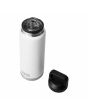 Botella Termo Yeti Rambler 36oz - 1065ml Blanca abierta