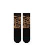 Calcetines Stance Animalistic Crew Sock Negro-Marrón estampado animal posterior