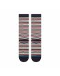 Calcetines Stance Chiclets Waffle Knit Crew Azul Marino a rayas Unisex posterior