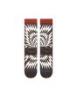 Calcetines Stance Frackle Marrón Oscuro Unisex posterior