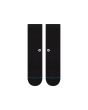 Calcetines Stance Icon Crew Sock Negro-Blanco Unisex frontal