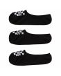 Pack 3 pares Calcetines Invisibles Vans Classic Canoodle Negros para hombre