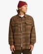 Hombre con Camisa de franela Billabong Offshore Jacquard Flannel Marrón