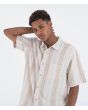 Hombre con Camisa de manga corta Hurley Oceanside Barely Bone botones