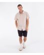 Hombre con Camisa de manga corta Hurley Woven Low Tide Bone Beige corte