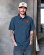 Hombre con camisa de manga corta Volcom Slab City Midnight Blue