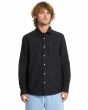 Hombre con Camisa de manga larga Volcom Veeco Oxford negra 