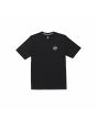 Licra de protección solar con manga corta Volcom Stone Stamp UV 50+ Negra para hombre