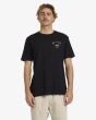 Hombre con Camiseta de manga Billabong Arch Fade Premium negra 