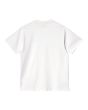 Camiseta de manga corta Carhartt Wip American Script blanca para hombre posterior