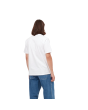 Hombre con Camiseta de manga corta Carhartt WIP University T-Shirt Blanca con logo negro posterior