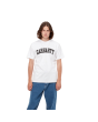 Hombre con Camiseta de manga corta Carhartt WIP University T-Shirt Blanca con logo negro