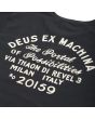 Camiseta de manga corta con bolsillo Deus Ex Machina Milan Address Negra para hombre estampado
