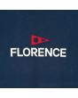 Camiseta de manga corta Florence Marine X Logo Azul Marino para hombre serigrafía