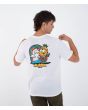 Hombre con camiseta de manga corta Hurley Alobhrah blanca