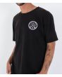 Hombre con Camiseta de manga corta Hurley Sider BP Negra serigrafía delantera