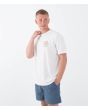 Hombre con Camiseta de manga corta Hurley Youcan Tucan Blanco Hueso lateral