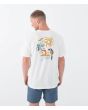Hombre con Camiseta de manga corta Hurley Youcan Tucan Blanco Hueso