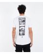Hombre con Camiseta de manga corta Hurley Nazare Sqns Blanca