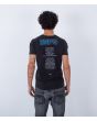 Hombre con camiseta de manga corta Hurley Oceancare Tour negra posterior