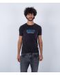 Hombre con camiseta de manga corta Hurley Oceancare Tour negra 