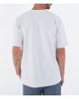 Hombre con Camiseta de manga corta con bolsillo Hurley Psycho Blanco Jaspeado posterior