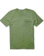 Camiseta de manga corta Mission Hell Logo en color verde militar para hombre frontal 
