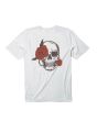Camiseta de corte regular Mission Rose Hell para chica en color blanco con detalles en rojo