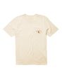 Camiseta corte regular Mission Rose Big Logo en color beige para chica frontal 