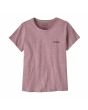 Camiseta Patagonia Women's P-6 Logo Responsibili-Tee Quiet Violet