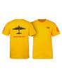Camiseta de manga corta Powell Peralta Bones Brigade Bomber Amarilla para hombre