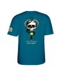 Camiseta de manga corta Powell Peralta Mike McGill Skull & Snake 40th Anniversary Azul Galápagos para hombre gráfico posterior