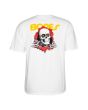 Camiseta de manga corta Powell Peralta Ripper Blanca para hombre posterior