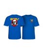 Camiseta de manga corta Powell Peralta Youth Ripper Azul para niño