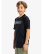 Niño con Camiseta de manga corta Quiksilver Ev Sun Dagger azul marino oscuro lateral