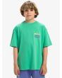 Niño con Camiseta de manga corta Quiksilver World Force Green Spruce