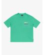Camiseta de manga corta Quiksilver World Force verde para niño 8-16 años