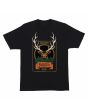 Camiseta de manga corta Santa Cruz x Jägermeister Kendall Deer Negra para hombre