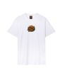 Camiseta de manga corta Santa Cruz Kendall End Of The Dot blanca para hombre frontal